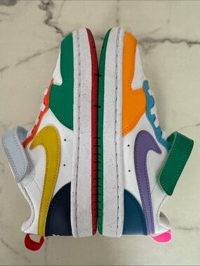 Nike Court Borough Recraft Mulitcolor Size 13C Style: FQ8378-902